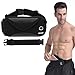 USHAKE Running Belt with Extender Belt, Bounce Free Pouch Bag, Fanny Pack Workout Belt Sports Waist Pack for Apple iPhone Samsung Note Galaxy in Running Walking Cycling-05BK