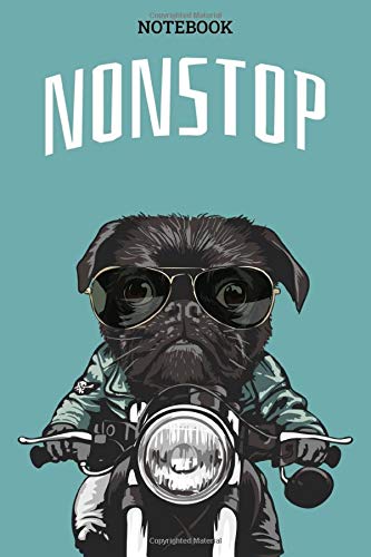 pug on a motorcycle