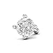 PEACOCK JEWELS 1.5mm Round-Cut-Diamond and 18K White Gold Nose Ring/Pin/Stud (6.4mm |22G)