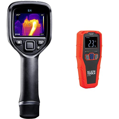 FLIR E4 Compact Thermal Imaging Camera & Klein Tools ET140 Pinless