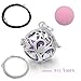 EUDORA Harmony Bola Mini-Sized Love Tree Fragrant Locket Musical Chime Wishing Bell Pendant Leather Chain