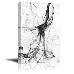 Canvas Wall Art - Abstract Ink Dissolving in Water - Giclee Print Gallery Wrap Modern Home Art Ready to Hang - 12x18 inches