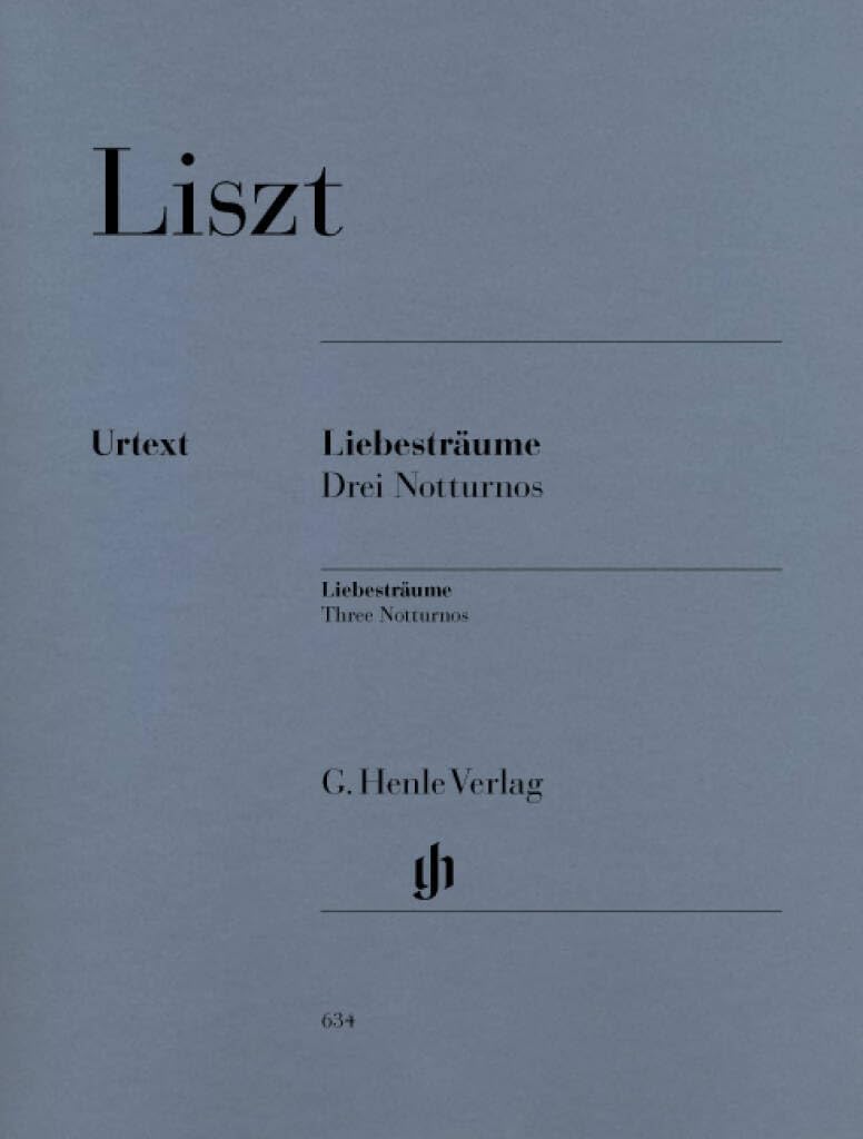 Liebesträume"", 3 Notturnos - piano - (HN 634): Instrumentation: Piano solo