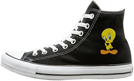 JHGG Tweety Bird High Top Sneakers Canvas Shoes Slip On Sneaker Classic Unisex Style Size 36