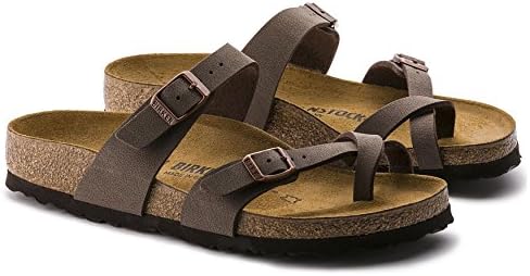 Mayari (Women's) Cork-Footbed Flat Sandals in Mocha Brown [New Style] (39 M EU / 8-8.5 B(M) US Women)
