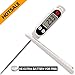 Digital Instant Read Meat Thermometer - Best Waterproof Ultra Fast Kitchen Cooking Food Thermometers, Asunnyhome Food Temperature Probes for Kitchen Outdoor Cooking Baking Liquid BBQ Grill Smokers