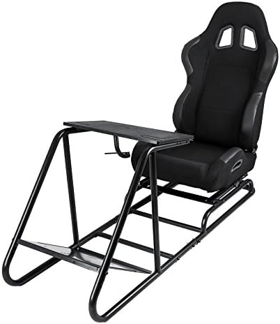 Forkwin Racing Simulator Gaming Chair with Gear Shifter Driving Simulator Cockpit with Capacity 330LBS Driving Race Chair for PS3 PS4 Xbox Play Station Consoles (S2)