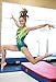 Balera Leotard Girls One Piece For Gymnastics Metallic Rhinestone Flame Tank Leotard
