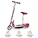 Overwhelming E120 Adjustable Handlebar and Seat Folding Electric Scooter for Kids,177lbs Max Weight Capacity No Kick to Start Motorized Scooters with Removable Seat