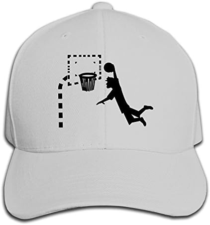 Basketball 1c Custom Baseball Cap Stylish 100% Cotton Energetic