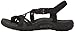 Skechers Women's Reggae Bahamas Toe Ring Sandal,Black Webbing,10 M US