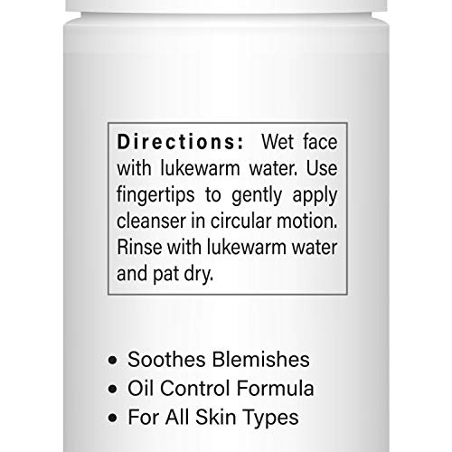 MAJESTIC PURE Acnea3 Scar Acne Wash Foaming Facial Cleanser Soothes Blemishes and Clears Pores