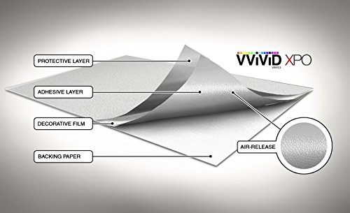 VViViD White Galaxy Granite Vinyl Contact Paper Wrap Architectural Film (15.9" x 60" (2 Rolls))
