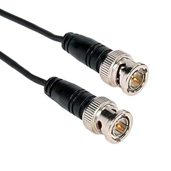 Amphenol Av Thlin2bncm 002 5 Thin Line Bnc Coaxial Cable Bnc Male To Bnc Male 2 5 Black Amazon Com Industrial Scientific