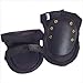 ALTA 50410 AltaFLEX Knee Protector Pad, Black Cordura Nylon Fabric, AltaGrip Fastening, Flexible Cap, Long, Black