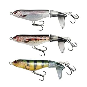 Ods Lure Ensemble De Leurres Pour La Pêche Appâts Artificiels Whopper Plopper Leurre De Surface Dur Avec Queue Tournante…