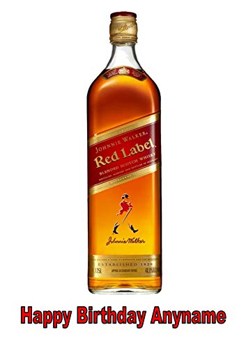 Buy Baking Bling Bottle Johnnie Walker Red Label Whisky A4 ...