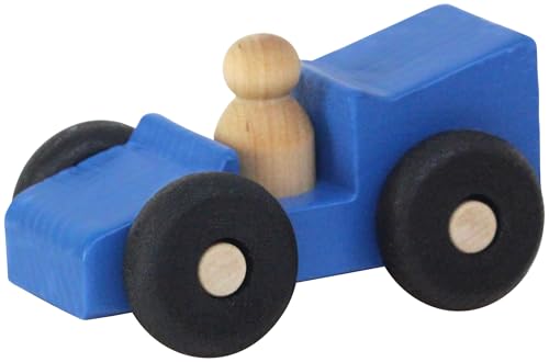 Maple Landmark Mites - Blue Sports Car - Made in USA