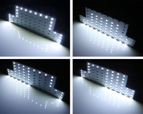iJDMTOY 2PC 140-SMD Exact Fit LED Panels Interior Lights Package Set For 2014-up Lexus IS250 IS350