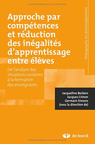 Approche par compétences et réduction des inégalités d'apprentissage entre élèves
