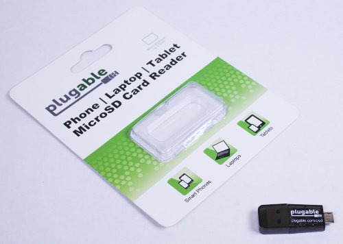 image for Plugable USB MicroSD Card Reader for Phone, Laptop, and Tablet Compute