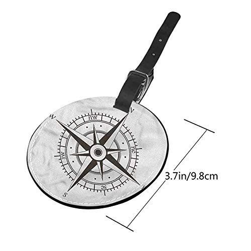 New Creative Luggage Tags Compass,Navigational Equipment Sea Suitcase Labels Bag