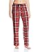 Carole Hochman Women's Packaged Notch Collar Microfleece Pajama Set, Heavy Twill Plaid, S