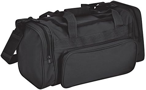 Durable Canvas Sports Duffel Bag by Getz - Black
