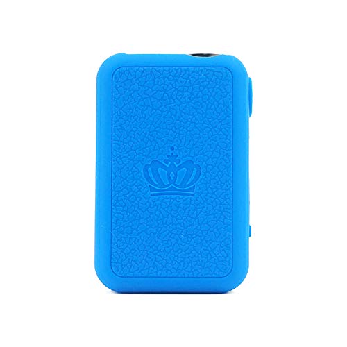 Texture Case for Uwell Crown 4 IV 200W Case,Anti-Slip Protective Silicone Case Skin Rubber Cover,Blue