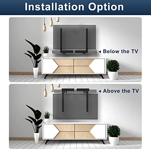 notiela Universal Soundbar Mount, Sound Bar Mount Under TV or