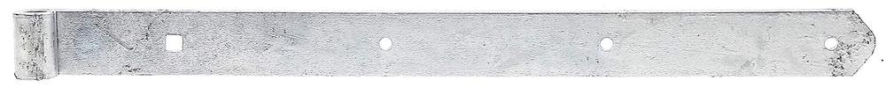 Alberts 313890 Hinge B.40 mm L.500x40 mm S.5 mm D.13 mm STA TZN rd GAH, hot-dip galvanised, Länge: 500 mm — image 1