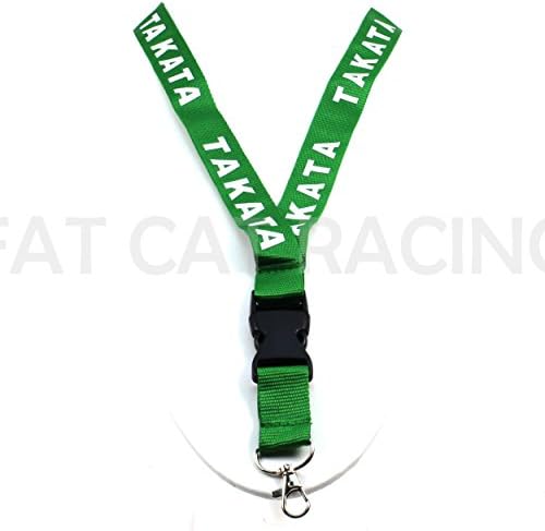 JDM TAKATA Green Lanyard for Racing Enthusiasts