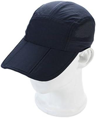 BAIYIXIN Unisex Baseball Cap Quick Dry Travel Hats Cooling Portable Sun Hats For Sports Golf Running Fishing(Darkblue)