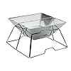 AceCamp Houtskoolgrill, draagbare vouwgrill, campinggrill, tuinfeest, BBQ, roestvrij staal, (andere maten)