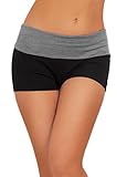 Sexy Mini Knockout Yoga Exercise Gym Workout Cotton Fitted Spandex Shorts