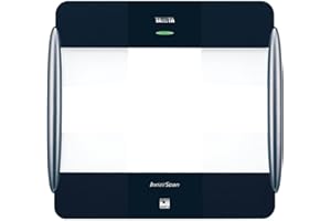 Tanita BC-1000plus Black ANT+ Wireless Body Composition Monitor -Japan Technology - Premium Build - Smart Digital Scale with 15 Full Body Metrics, BMI Fat Muscle Mass Analysis - 440 lbs Capacity