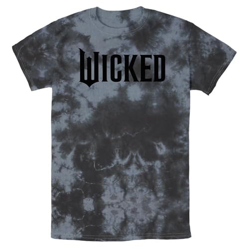 Wicked Bewitched Green Logo Young Men's Bombard Wash Short Sleeve Tee Shirt