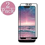 Google Pixel 3 XL Tempered Glass Screen Protector. Suzous [2-Pack] with 9H Hardness Protector Film [HD Clear][Anti-Scratch] [Anti-Bubble] [Case Friendly] Compatible Google Pixel 3 XL[Black]