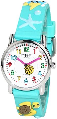 Hansying Little Boys Children Kids Watches, 3D The Underwater World Band-Blue,Waterproof