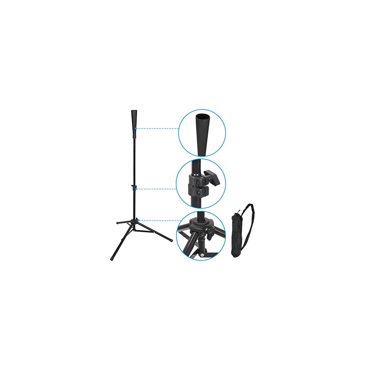 Baseball Tee ZENY Portable Baseball Batting Tee Softball