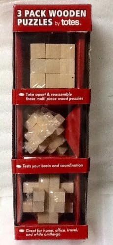 3 pack wooden puzzles