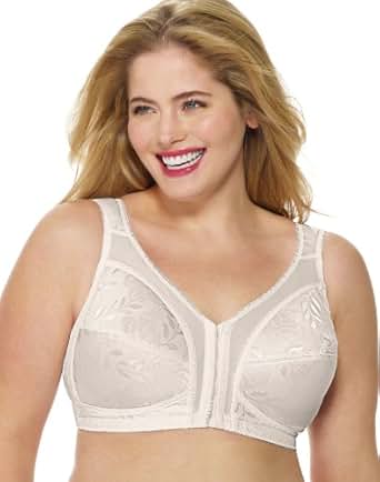 Playtex Women's Plus Size Front-Close Bra 18-Hour Support Light Beige, 48 D at Amazon Womenâs 