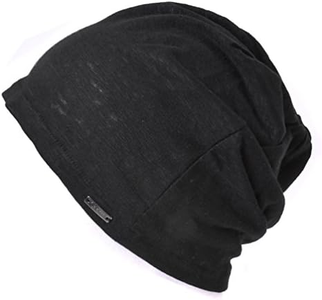 Summer Beanie Slouch Hat, Thin Baggy Knit Cap for Women and