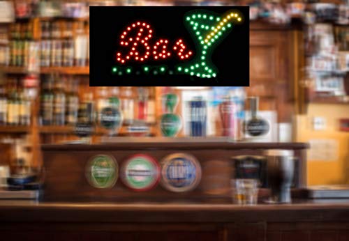 Creative Motion Bar with Martini Glass Light