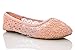 Charles Albert Women's Breathable Crochet Lace Ballet Flat