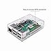 Enokay Case for Raspberry Pi 2 Model B Raspberry Pi 3 Model B B+(Transparent)