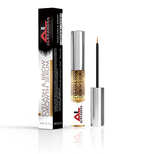 EYELASH GROWTH SERUM For Eyelashes and Eyebrows: Advanced Clinically Proven Rapidly Grows & Restores Your Own Lush, Long, Robust, Fuller, Thicker Lashes & Eyebrows - Safe & Effective
