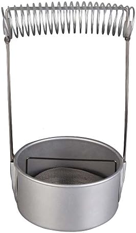 Portable Aluminum Artist's Brush Washer with Drying Rack and Screen