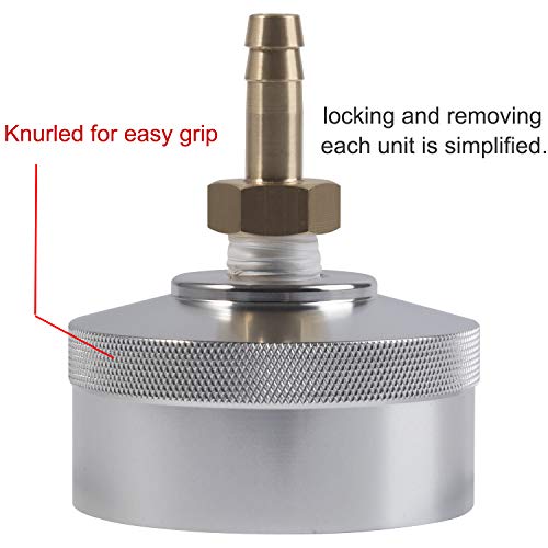 Camoo Generator Extended Run Fuel Cap Aluminum Silver for Yamaha