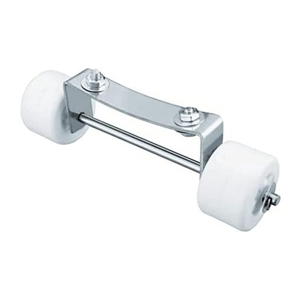 Lacor R69400B Wheels Outdoor Stainless Steel Gas Heater, White